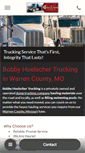 Mobile Screenshot of bobbyhoelschertrucking.com